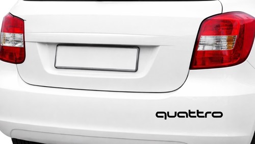 Quattro auto aufkleber - quattro,