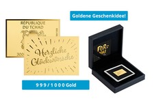 Goldmünze Motiv "Herzliche