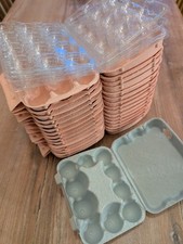 Wachtel Eier 12er  Eierkartons Eierschachteln Eierpappe Eierverpackungen...