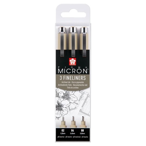 Sakura pigma micron etui - micron, 3