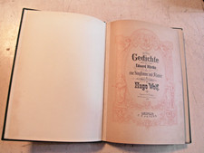 alte Noten Gedichte Eduard