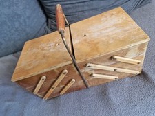 Nähkästchen Korb Holz DDR