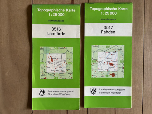 Topographische karte - x,
