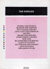 Depeche Mode: the singles