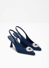 Pumps Gr. 38 Dunkelblau Damen