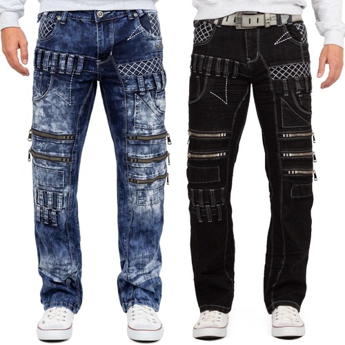 Kosmo lupo herren - jeans, black