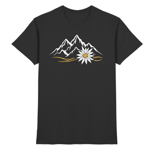 Alpen shirt edelweiß berge - t-shirt,