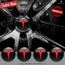 Tesla Aufkleber Set aus 4