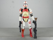 3308 STAR WARS ROTS CLONE TROOPER QUICK-DRAW ATTACK REVENGE SITH NEARLY COMPLETE