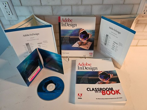 Rare adobe indesign vtg - indesign,