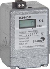 Braun Ölzähler HZ 6 DR LCD Zählwerk Heizölzähler Öl Zähler HZ6 Heizung Brenner 