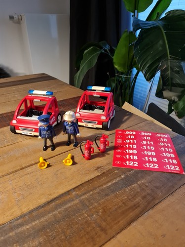 Playmobil feuerwehr autos - 2,