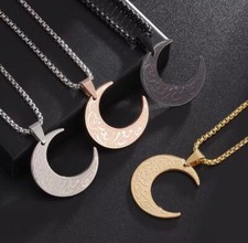 Halbmond Kette Edelstahl