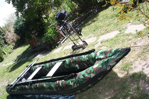 Schlauboot mit motor - motor, (5ps)