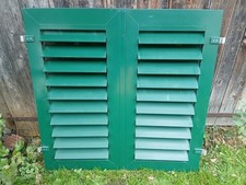 1 Paar Fensterladen - Aluminium - gebraucht - Höhe 102 cm, Breite 51 cm