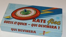 Rate fix. Guess it Quick - Qui Devinera? Hausser Spiel 70er Jahre. Artikel: 1239