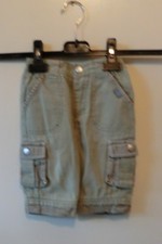 Blaue Hose im Jeansstil mit Cordeinsätzen  und Teilgummizugbund  Gr. 62 H&M