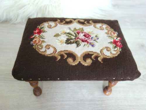 Vintage fußbank schemel - vintage,