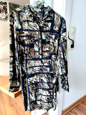 Calvin Klein Damen Kleid Gr.M Blusenkleid camouflage neuwertig