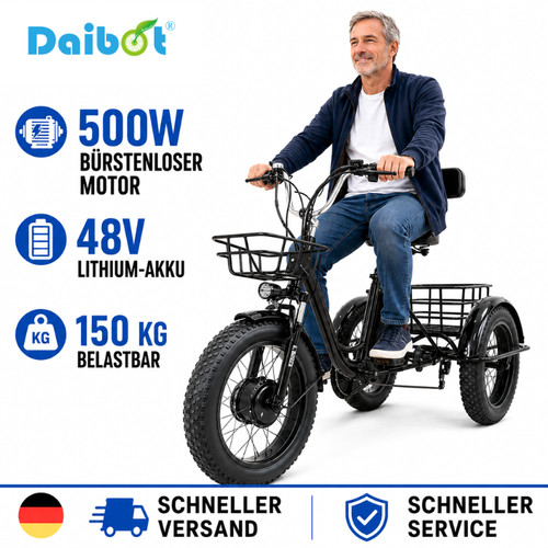 Daibot falt trike - 20", e-trike