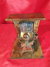 Alte Spieluhr Musik Klavierspieler Metall Plech (5050)