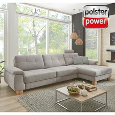 polsterpower Ecksofa - alu -