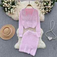 Kleid Komplett Damen Set Anzug