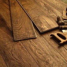 19 cm breite mittlere Eiche geölte antike Bretter technische Bodenbelag EC33