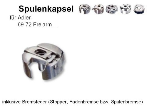 Spulenkapsel für adler 72 - für,