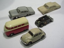 4x FALLER AMS H0 VW Bus Käfer