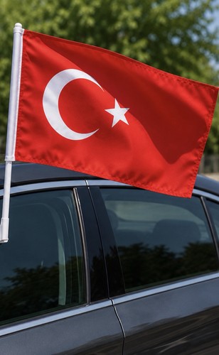 Türkei flagge autofahne - türkei,