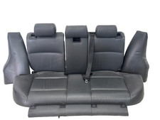 Rücksitzbank BMW E46 Touring Rücksitz Sitz Durchladesystem Leder Schwarzgrau
