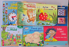 6 Kartonbücher Mitmachbücher