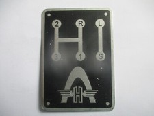 Typenschild Schild Hanomag R12