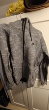 air nike tech fleece zip hoodie grau camo größe xxl gebraucht