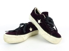 Converse All Stars Damen Chucks Sneaker Gr. 37,5 lila Samtoptik (16263)