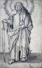 LUCAS VAN LEYDEN KUPFERSTICH