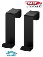 Neu IKEA Übertür Kleidung Handtuch HAKEN Skogsviken schwarz Bad/Schlafzimmer 2er Pack