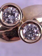 Brillantring 0.50ct 2x0,25ct