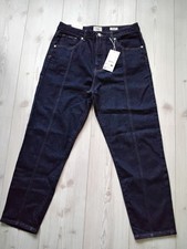 Mom Jeans, dunkelblau, Neu