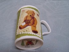 Roy Kirkham von 2000 Teddy Post Becher Kaffeebecher fine bone china England TOP!