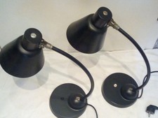 frühes seltenes PAAR  ART DECO - SCHACO -  Tischlampe um 1930 neu verkabelt