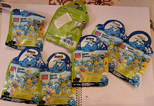 7 Schlumpf schlümpfe megablocks Smurf figur Lego mini Figur tüte briks OVP 