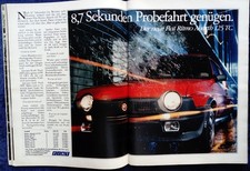 Fiat Ritmo Abarth 125 TC, originale Werbung aus 1982   Doppelseite