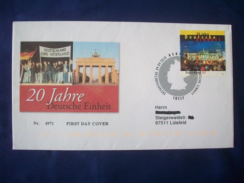 Ersttagsbrief jahre - ersttagsbrief,