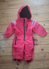 Overall/Wetteranzug, rot, Ducksday, Gr. 74/80