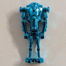 Lego Star Wars Custom Chrome Super Battle Droid blau