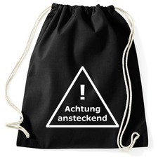 Turnbeutel Spruch gestickt