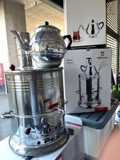 Holzkohlen Samowar Kömürlü