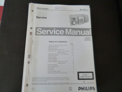 Original service manual - original,